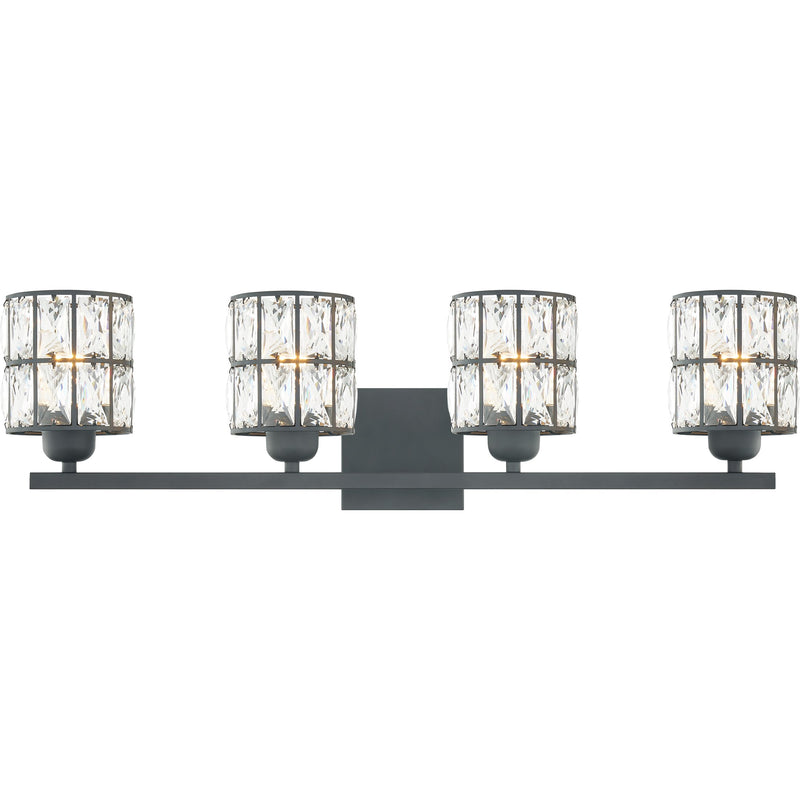 gib8630mbk - vanity 4 light Matte Black - www.donslighthouse.ca