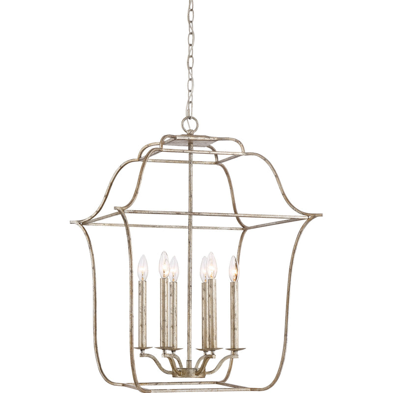 Gallery - Foyer 6lt century silver leaf - GLY5206CS