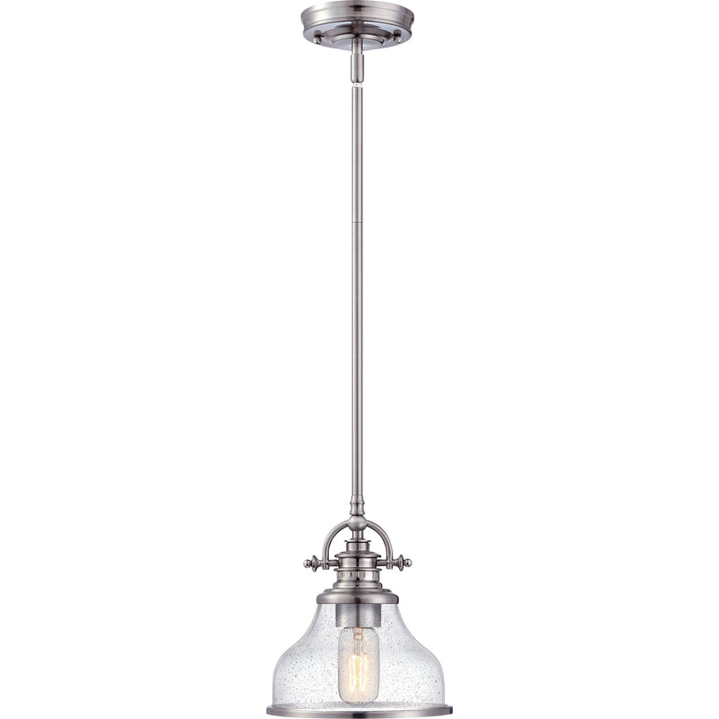 Grant - Mini pendant 1 light brushed nickel - GRTS1508BN