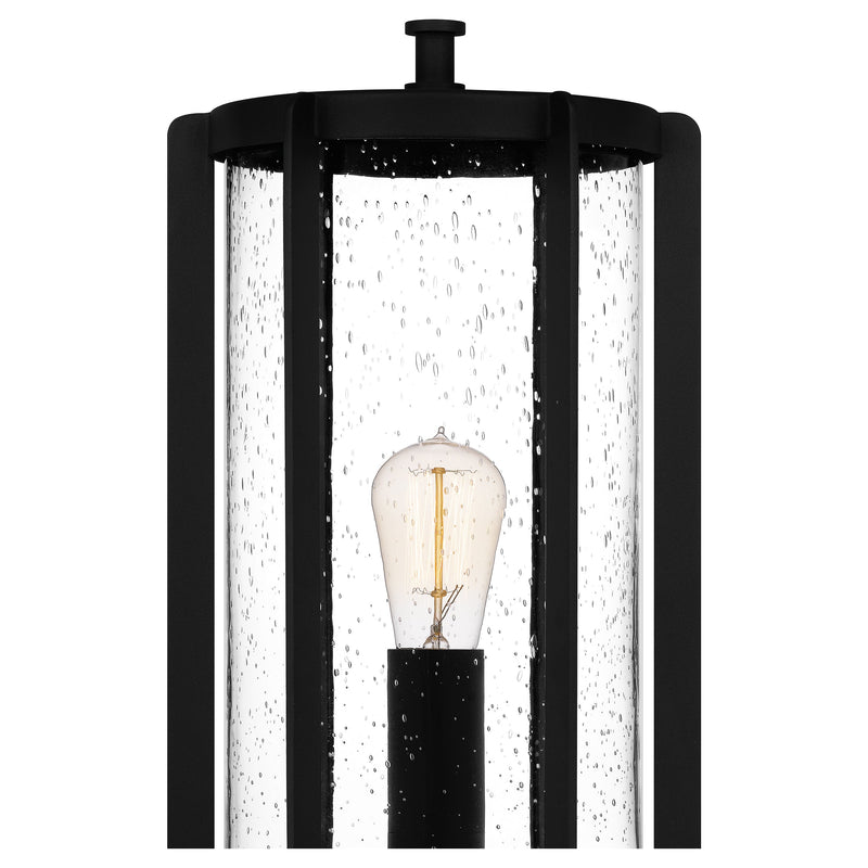 Hazel - Outdoor post 1 light earth black - HAZ9009EK