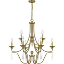 jou5032ab - chandelier multi tier Aged Brass - www.donslighthouse.ca