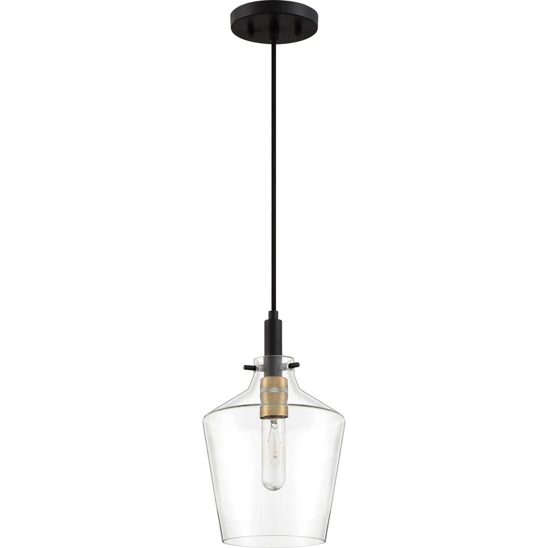 June - Mini pendant 1 light earth black - JUN1508EK