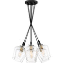 June - multi-light pendant 7lt earth black - JUN2607EK