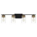 Keesey - Bath 4 lights matte black - KEE8632MBK
