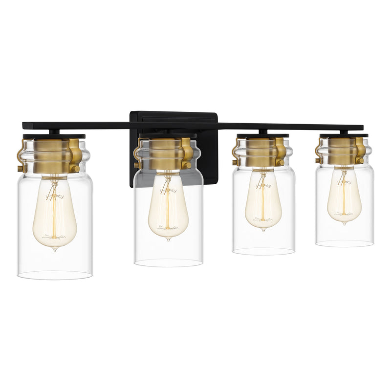 Keesey - Bath 4 lights matte black - KEE8632MBK