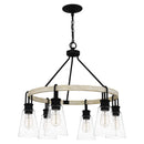 Kingsbridge - Chandelier 6 lights earth black - KGB5029EK