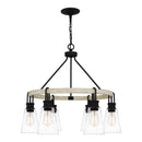 Kingsbridge - Chandelier 6 lights earth black - KGB5029EK