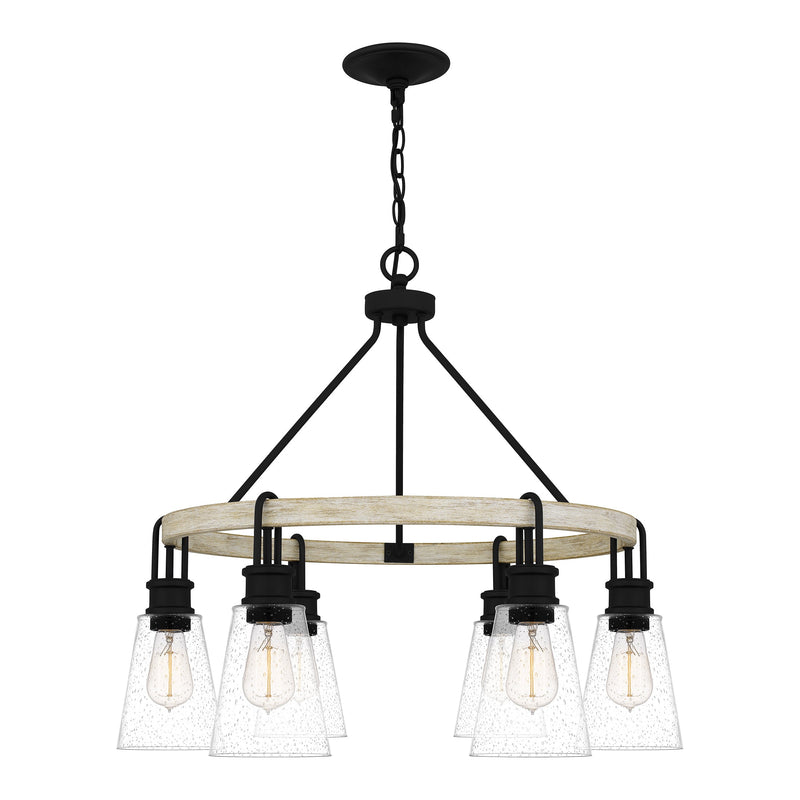 Kingsbridge - Chandelier 6 lights earth black - KGB5029EK