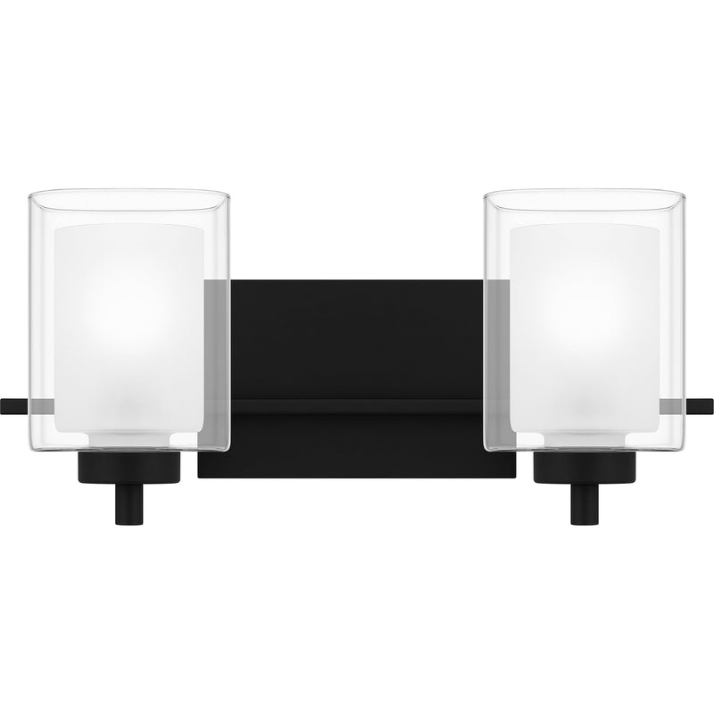 klt8902mbk - vanity 2 light Matte Black - www.donslighthouse.ca