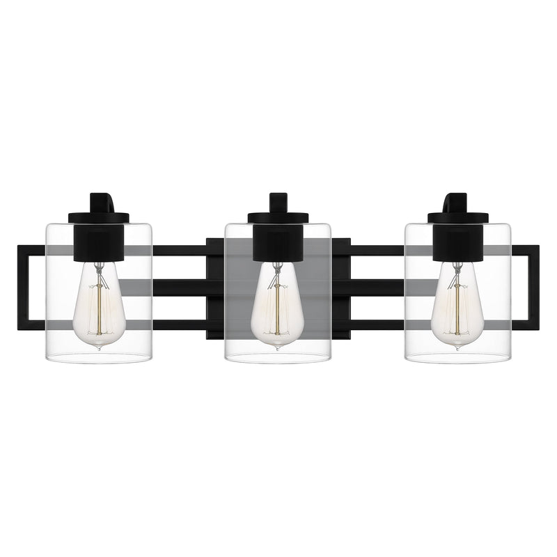 Lansdowne - Bath 3 lights matte black - LANS8624MBK