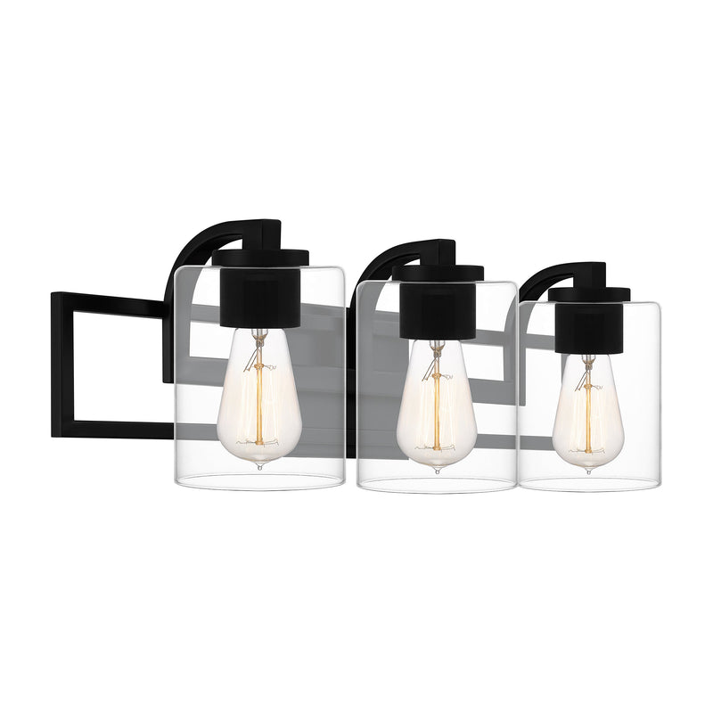 Lansdowne - Bath 3 lights matte black - LANS8624MBK