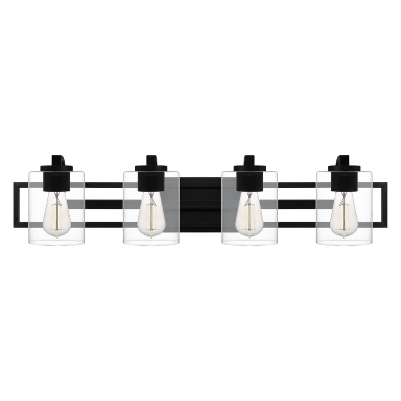 Lansdowne - Bath 4 lights matte black - LANS8632MBK