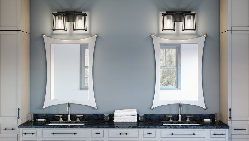 Lodge - Bath 2 light matte black - LDG8615MBK