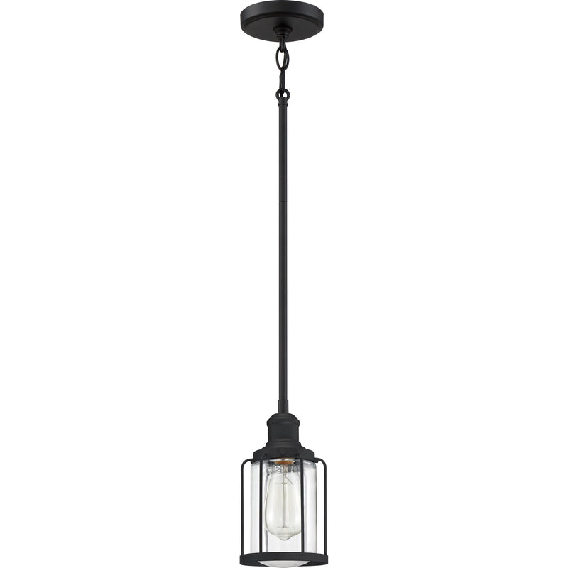 Ludlow - Mini pendant 1 light earth black - LUD1505EK