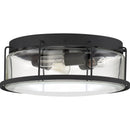 Ludlow - Flush mount 3 light earth black - LUD1613EK