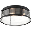 Ludlow - Flush mount 3 light earth black - LUD1613EK