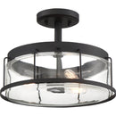 Ludlow - Semi-flush mount 3 light earth black - LUD1713EK