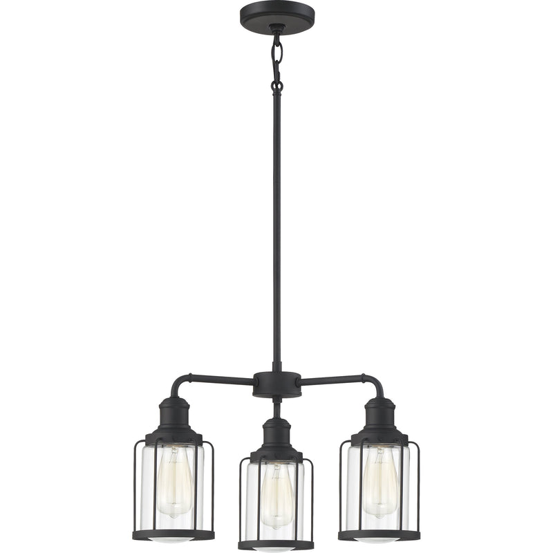 Ludlow - Chandelier 3 light earth black - LUD5020EK