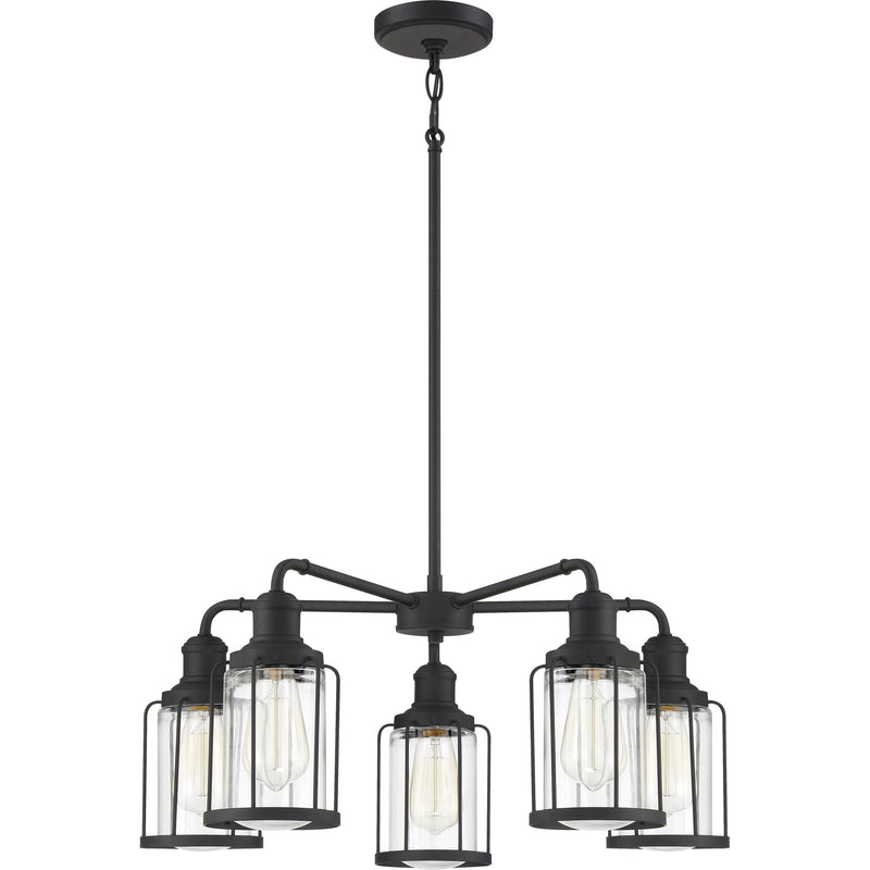 Ludlow - Chandelier 5 light earth black - LUD5026EK