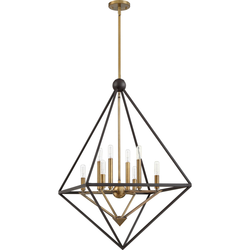 Louvre - Foyer 8 light western bronze - LVR5208WT