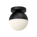 fm58306-bk-op - flush mount Black/Opal Glass - www.donslighthouse.ca