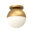 fm58310-bg-op - flush mount Brushed Gold/Opal Glass - www.donslighthouse.ca