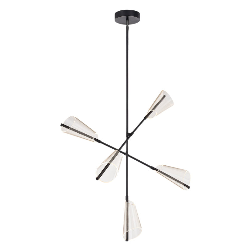 ch62737-bk-lg - chandelier Black/Light Guide - www.donslighthouse.ca