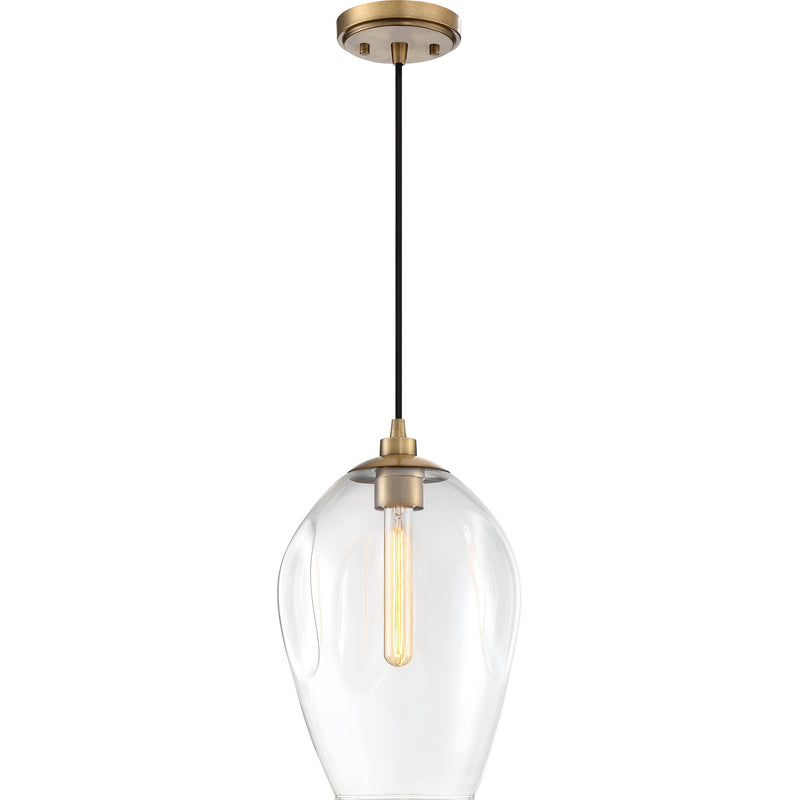 Nostalgia - Mini pendant 1 light weathered brass - NGA1510WS