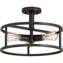 nhr1715wt - semi flush Western Bronze - www.donslighthouse.ca