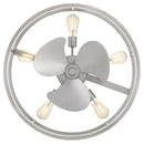 New Harbor - Fandelier 5 light brushed nickel - NHR3124BN