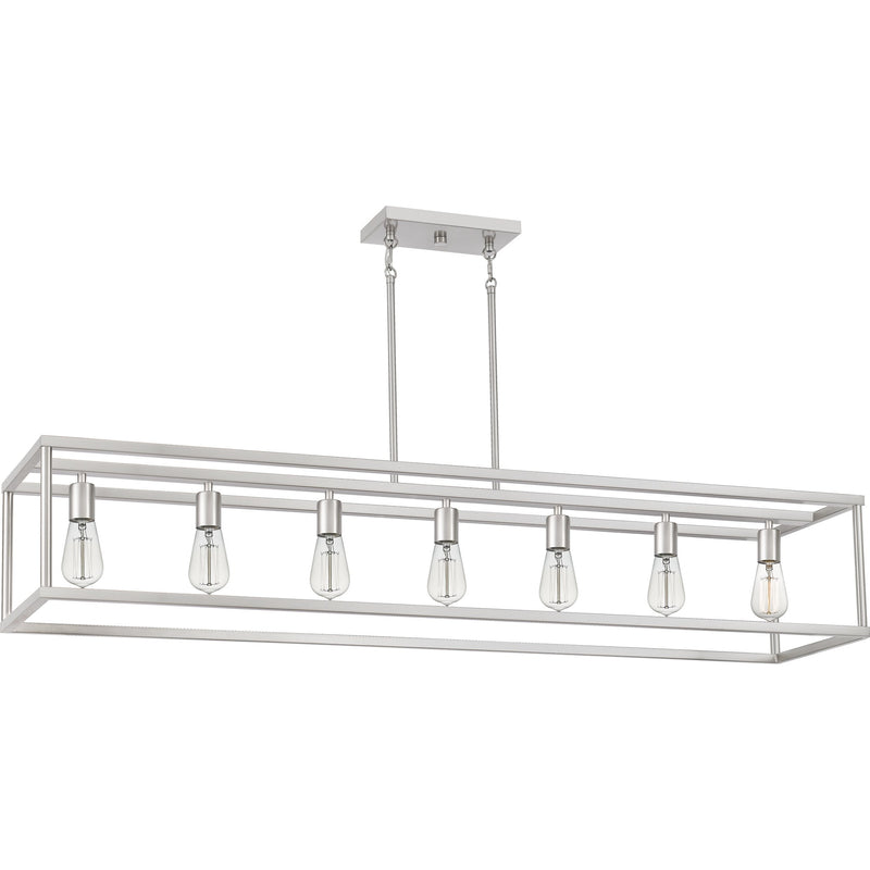 New Harbor - Island 7 light brushed nickel - NHR752BN