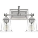Nicholas - Bath 2 light brushed nickel - NLC8602BN