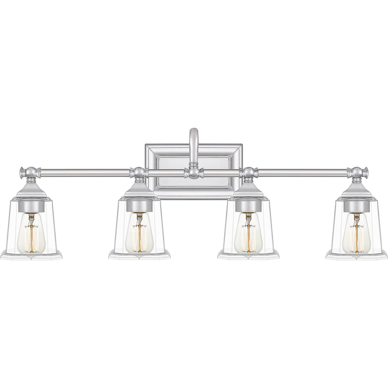 nlc8604c - vanity 4 light Polished Chrome - www.donslighthouse.ca