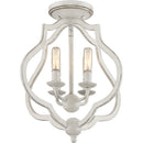 O'Keefe - Semi-flush mount 4 light antique white - OKF1715AWH