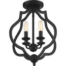 O'Keefe - Semi-flush mount 4 light matte black - OKF1715MBK