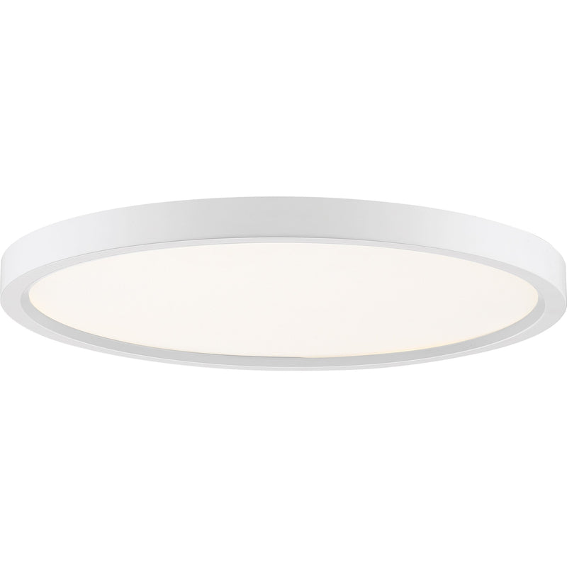 Outskirts - Flush mount 15"d white - OST1715W