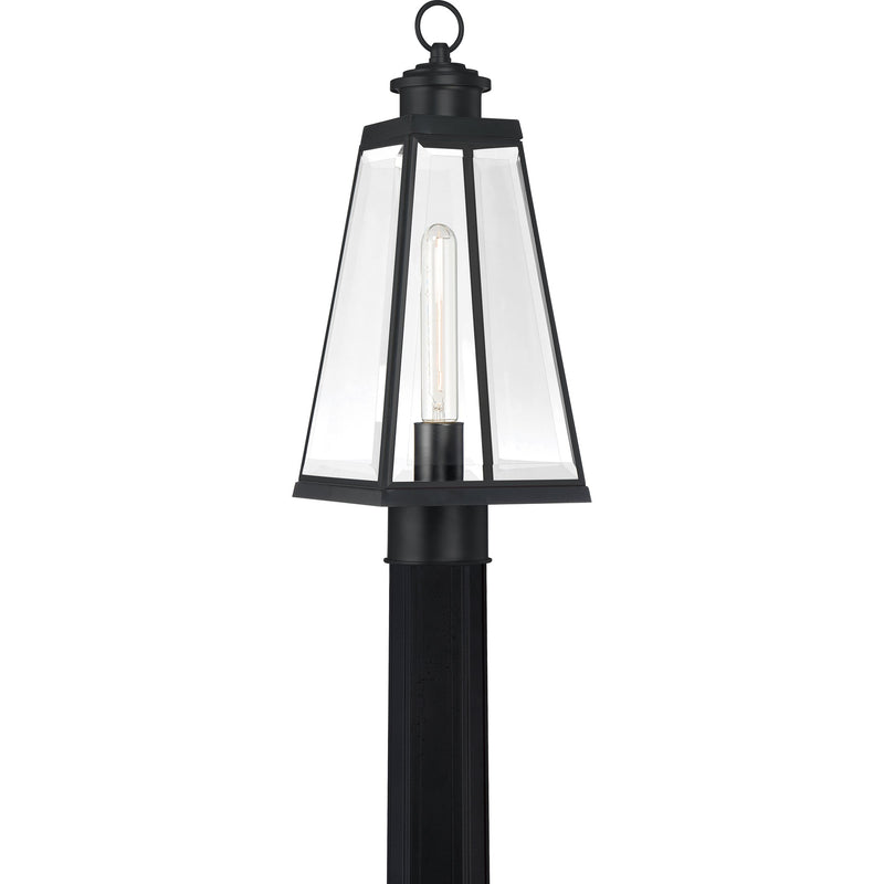 Paxton - Outdoor post 1 light matte black - PAX9007MBK