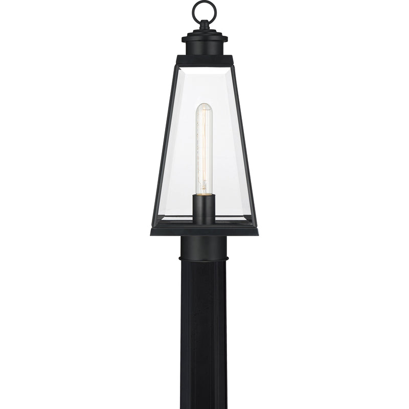 Paxton - Outdoor post 1 light matte black - PAX9007MBK
