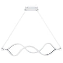 Bleecker - linear pendant led light polished chrome - PCBLR138C