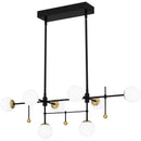 pcbre839mbk - linear chandelier Matte Black - www.donslighthouse.ca