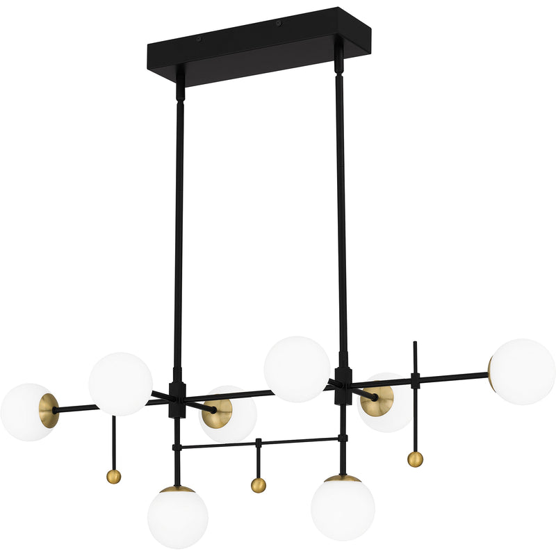 pcbre839mbk - linear chandelier Matte Black - www.donslighthouse.ca