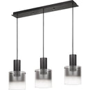 Kilmer - linear multi-light pendant led earth black - PCKR336EK