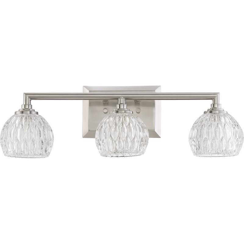 Serena - Bath fixture 3 light brushed nickel - PCSA8603BN