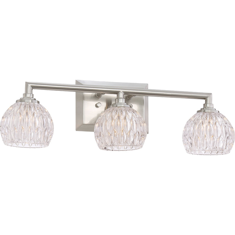 Serena - Bath fixture 3 light brushed nickel - PCSA8603BN
