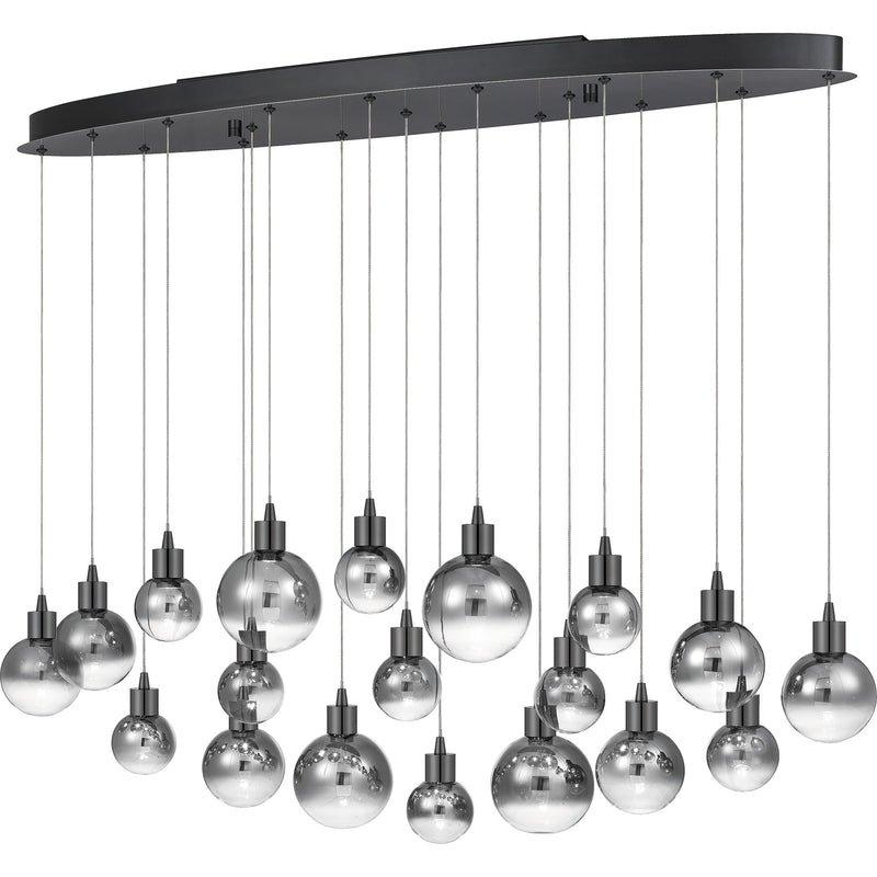 pcsh1941bch - linear multi-light pendant Black Chrome - www.donslighthouse.ca