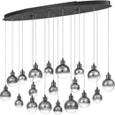 Shadow - linear multi-light pendant led black chrome - PCSH1941BCH