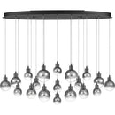 Shadow - linear multi-light pendant led black chrome - PCSH1941BCH