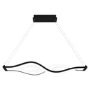 Saratoga - linear pendant led light matte black - PCSTG138MBK