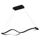 Saratoga - linear pendant led light matte black - PCSTG138MBK