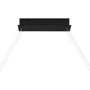 Saratoga - linear pendant led light matte black - PCSTG138MBK